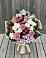 Букет цветов из: Альстромерии, Гвоздики, Розы и Хризантемы в Якшур-Бодья