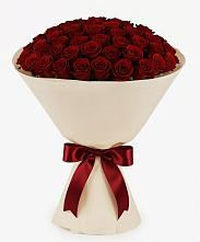 Букет 101 Бордовая роза Блэк Бакарра в Якшур-Бодья
