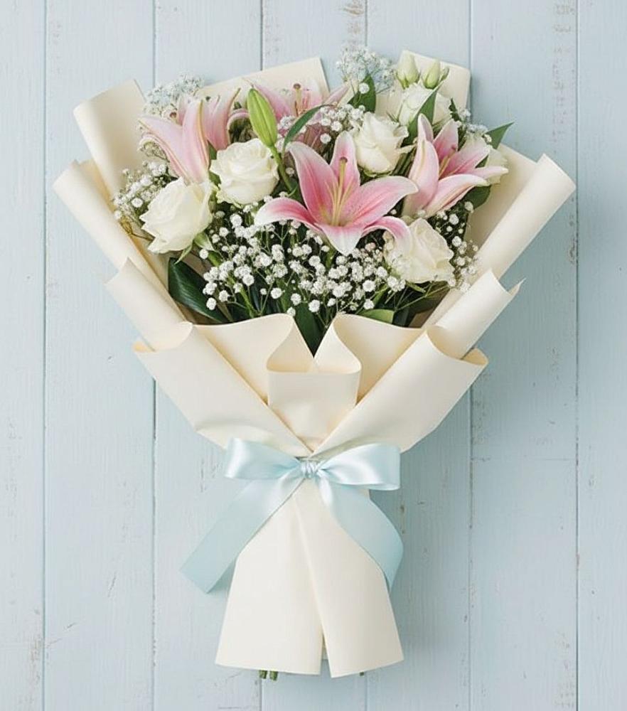 Букет цветов из: Лилии в Якшур-Бодья