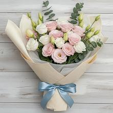 Букет цветов из:  Лизиантусы #REPLACE_PRED# Якшур-Бодья