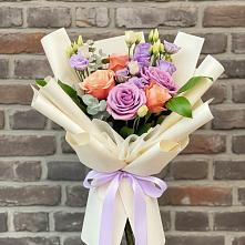 Букет цветов из:  Лизиантусы и Розы #REPLACE_PRED# Якшур-Бодья