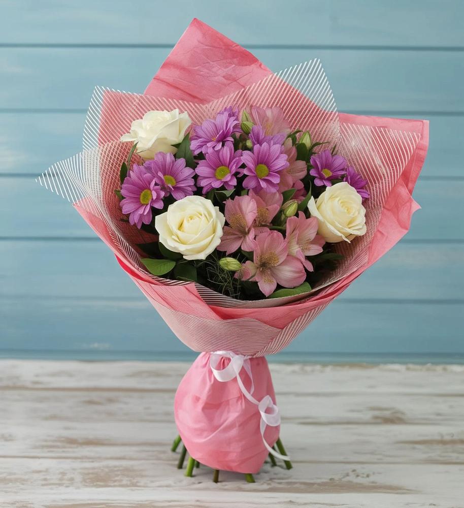 Букет цветов из: Герберы в Якшур-Бодья