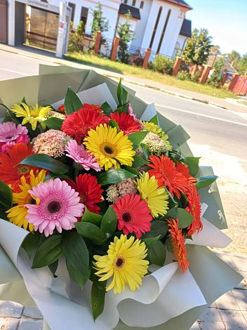 Букет цветов из: Герберы в Якшур-Бодья