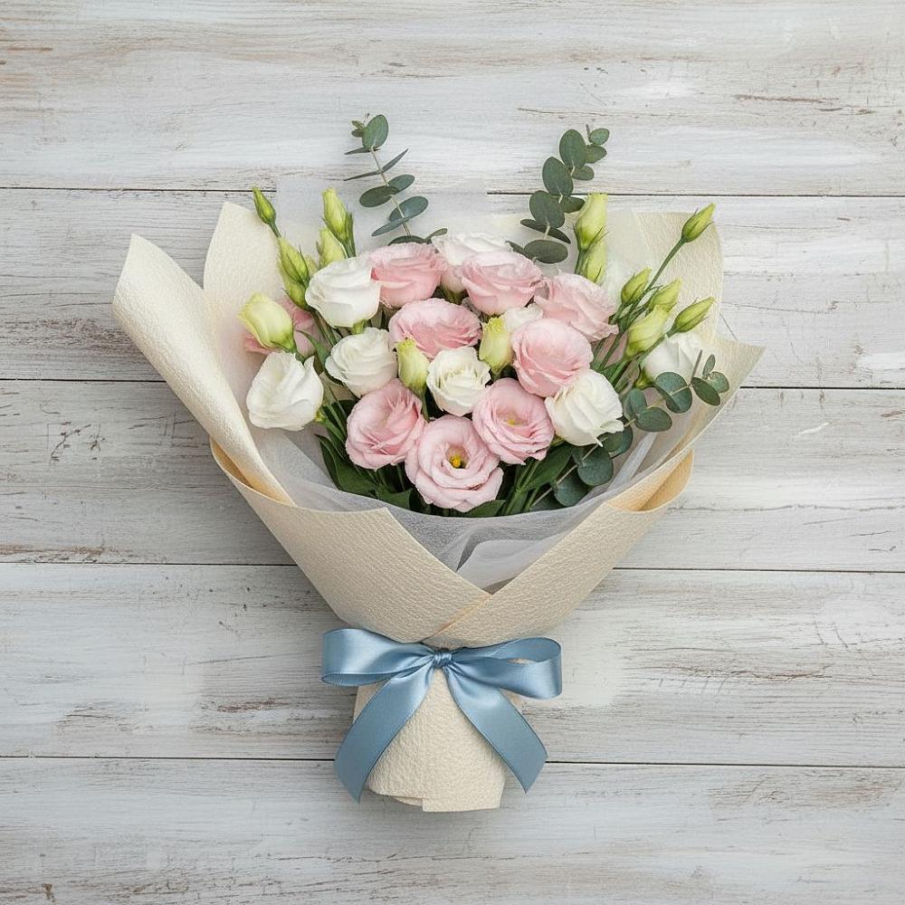 Букет цветов из: Лизиантусы в Якшур-Бодья